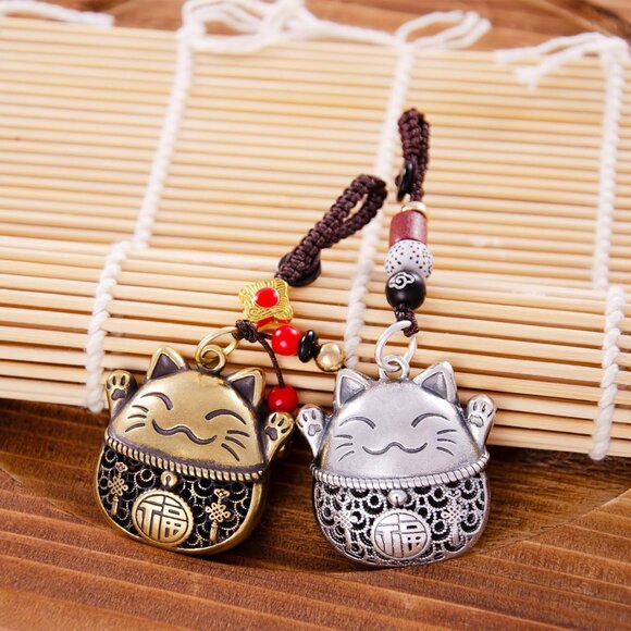 Cat Keychain Set Gift for Girlfriend Boyfriend Couples Mom Pet Lover for Wife - Picture 3 of 6